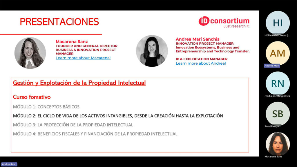 Curso EDIH: Gestión y explotación de la propiedad intelectual - Módulo 2 7 IDConsortium - Curso EDIH: Gestión y explotación de la propiedad intelectual - Módulo 2