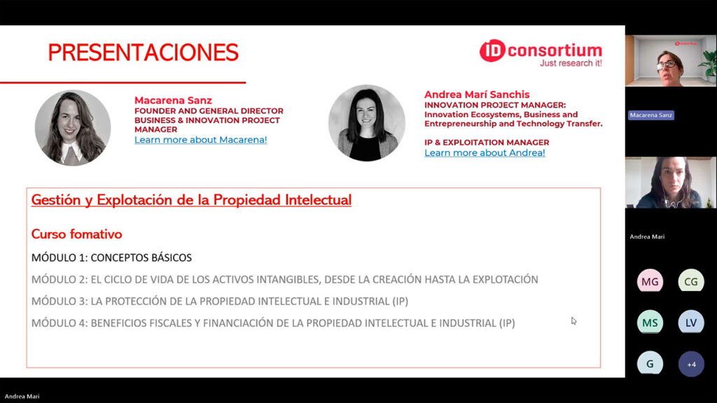 IDConsortium - Curso EDIH: Gestión y explotación de la propiedad intelectual (2025) - Módulo 1