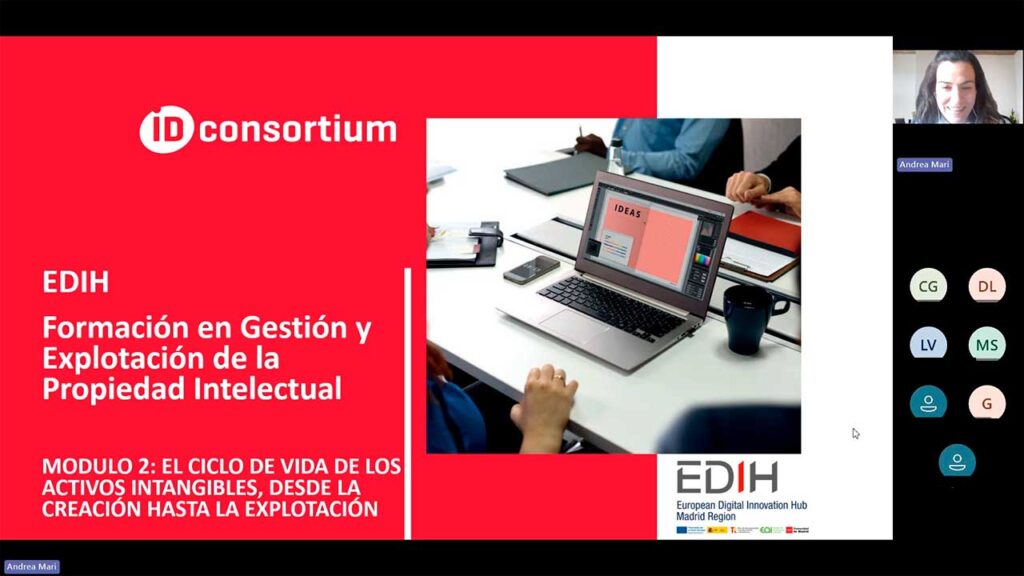IDConsortium - Curso EDIH: Gestión y explotación de la propiedad intelectual (2025) - Módulo 2