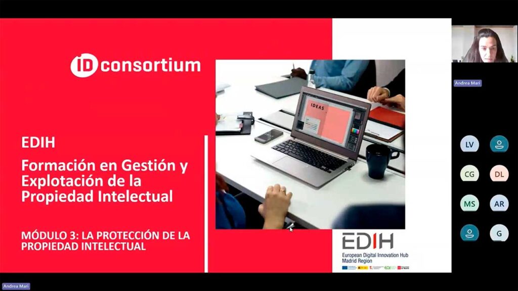 IDConsortium - Curso EDIH: Gestión y explotación de la propiedad intelectual (2025) - Módulo 3