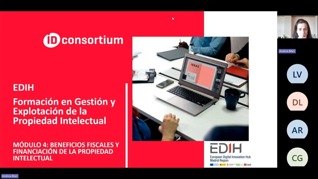 IDConsortium - Curso EDIH: Gestión y explotación de la propiedad intelectual (2025) - Módulo 4